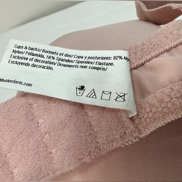 Maidenform "Stay In Place Straps" Underwire Demi Bra 34D -05701 li… - Picture 5 of 12